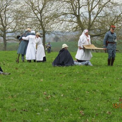 Commémoration bataille du Mont Renaud avril 1918