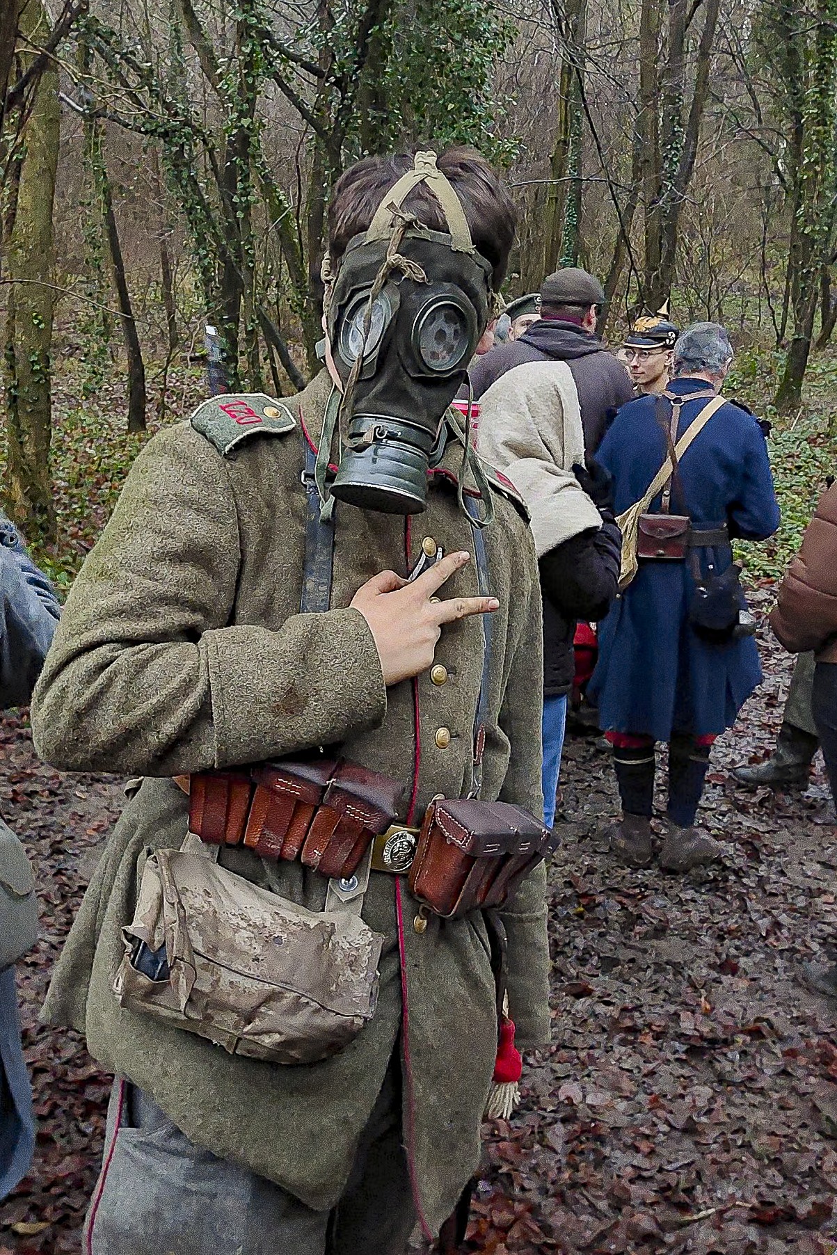 Un masque contre les gaz !