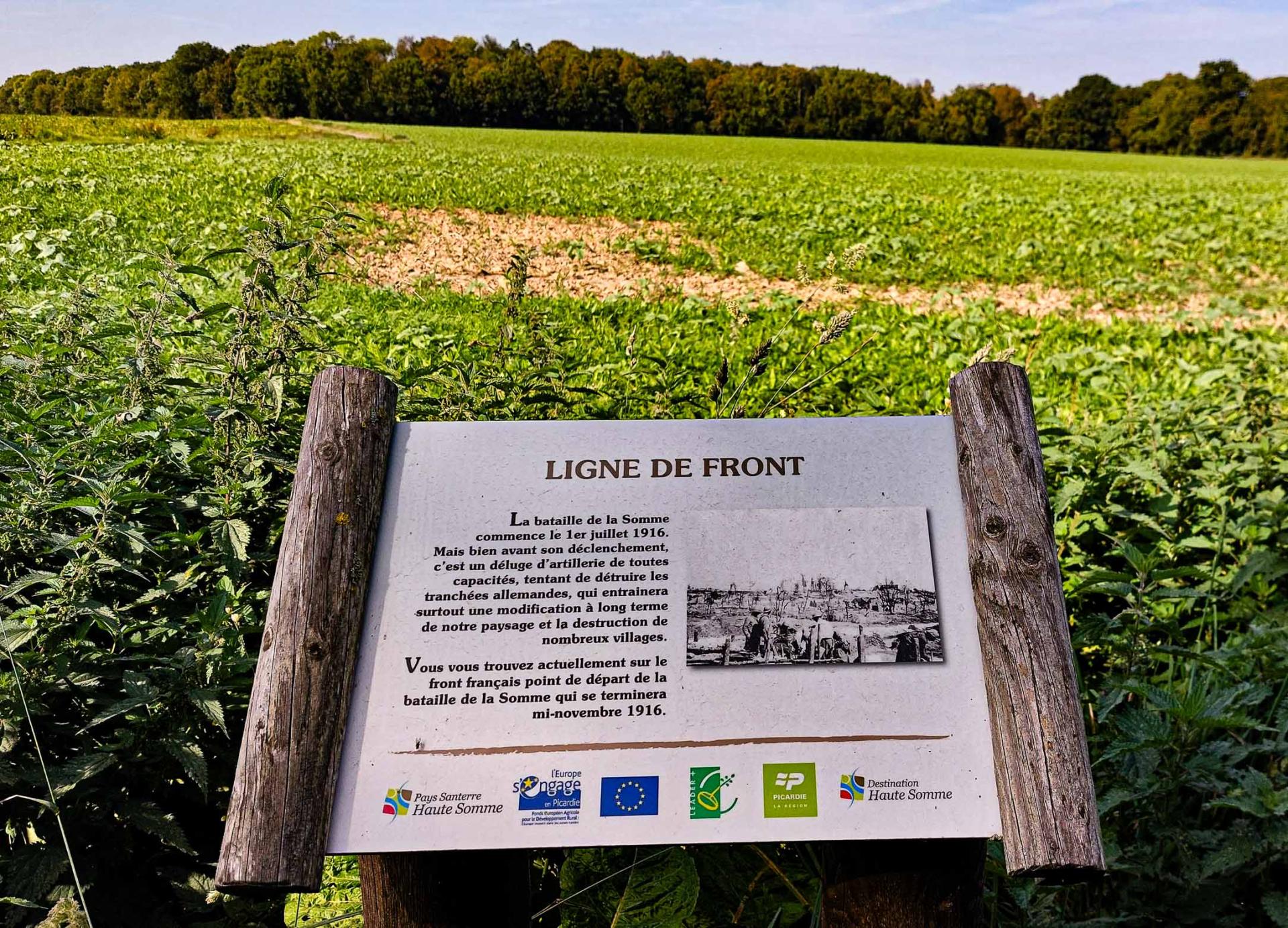 Dans le no man's land en 1914 -
