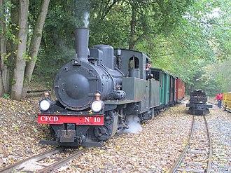 Petit train Froissy Dompierre - dans le rebroussement de Cappy