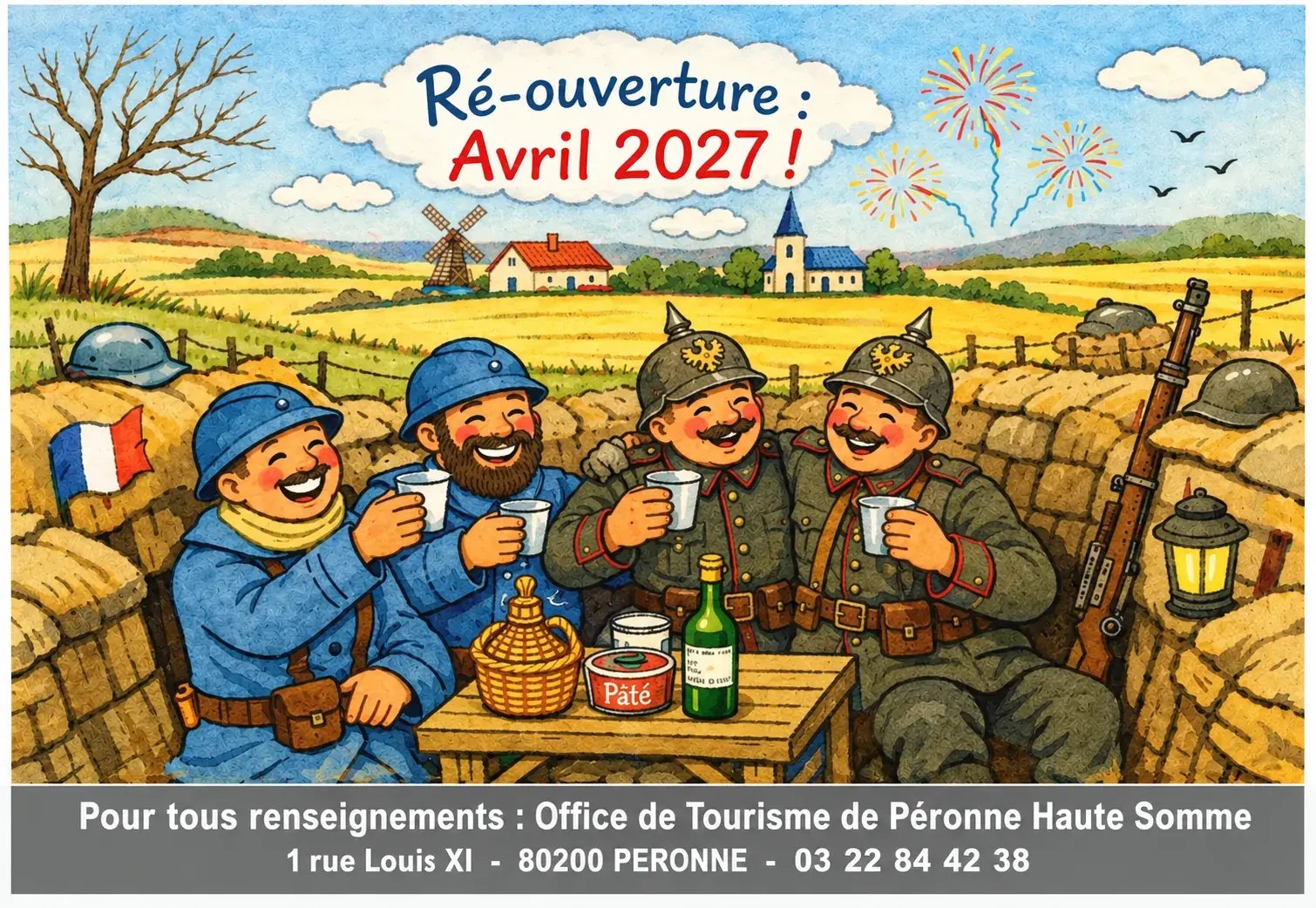 Réouverture  de la Tranchée : avril 2027